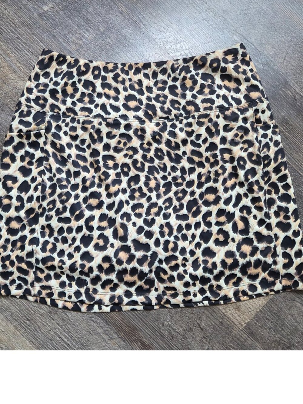 Skort Leopard Print - Athletic Performance Wear - Sz Med by G Gradual
